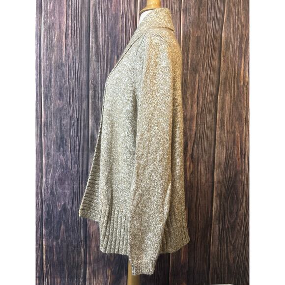 Croft Barrow Women's Tan Open Cardigan Long Sleeve Size XL - Picture 5 of 8